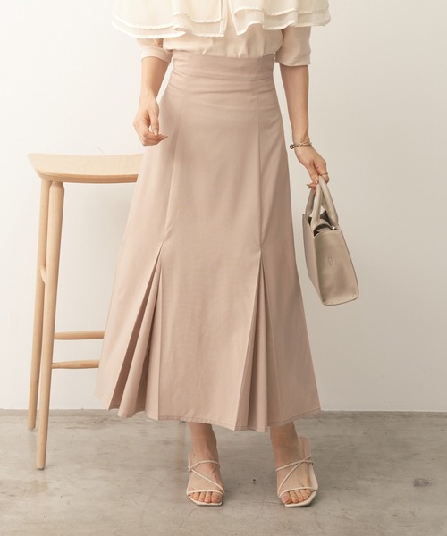 one after another NICE CLAUP(ワンアフターアナザーナイスクラップ)の「バックレースアップマーメイドスカート(スカート・レディース・テラコッタ/アイボリー/ブラック/杢グレー・SMALL/MEDIUM)」の2枚目の写真