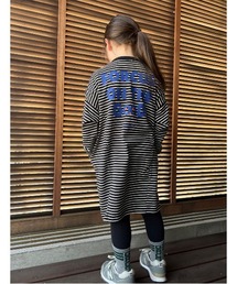 GROOVY COLORS | ボーダー FORCUS テント 長袖 ワンピース(ワンピース)