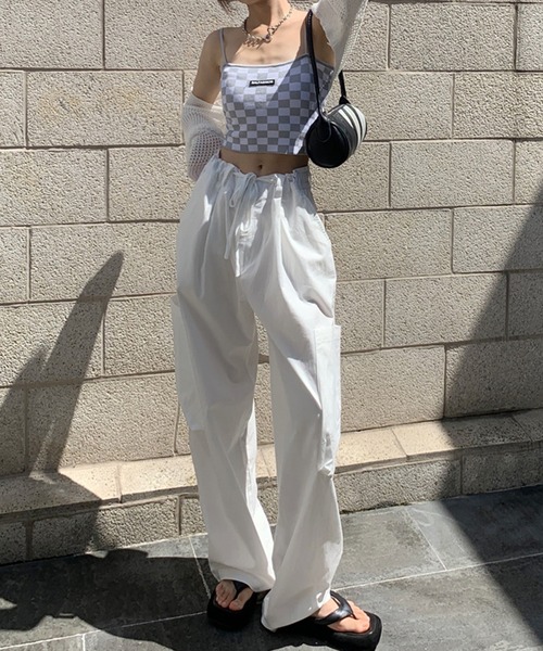 aimoha(アイモハ)の「ワイドカーゴパンツ(カーゴパンツ・レディース・ホワイト・MEDIUM/SMALL)」の10枚目の写真