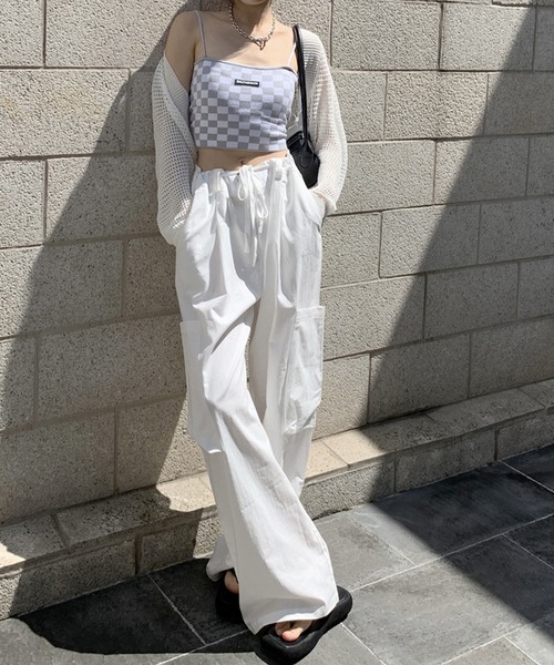 aimoha(アイモハ)の「ワイドカーゴパンツ(カーゴパンツ・レディース・ホワイト・MEDIUM/SMALL)」の17枚目の写真