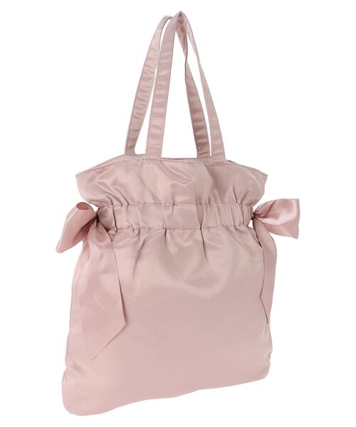 Maison de FLEUR（メゾンドフルール）の「ダブルリボンギャザートートバッグ（トートバッグ・レディース・レッド/ピンク/イエロー/ラベンダー/ネイビー/ピンクベージュ/アイボリー/ブラック/ブルー系その他7/グレー・FREE）」の17枚目の写真