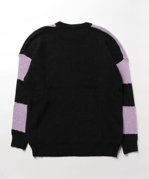 B.R.U（ブル）の「渦巻ぐるぐるニット（ニット/セーター・メンズ・ブラック・FREE）」の11枚目の写真