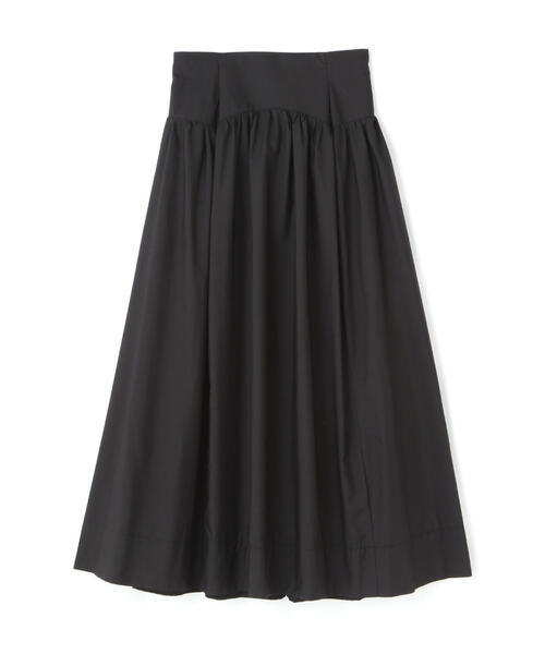 N.（N. Natural Beauty Basic）（エヌエヌナチュラルビューティーベーシック）の「アーチ切替ポプリンスカート（スカート・レディース・グレー/ブラック/ホワイト・MEDIUM）」の5枚目の写真