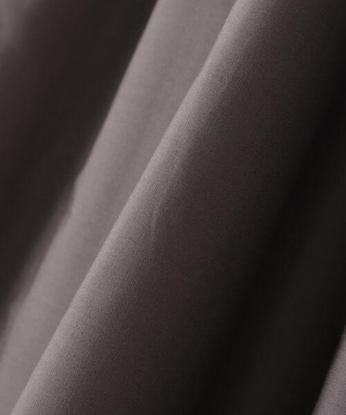 N.（N. Natural Beauty Basic）（エヌエヌナチュラルビューティーベーシック）の「アーチ切替ポプリンスカート（スカート・レディース・グレー/ブラック/ホワイト・MEDIUM）」の11枚目の写真