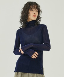 PUBLIC TOKYO | ベロアチュールトップ(Tシャツ/カットソー)