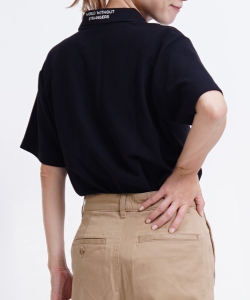 GIORDANO（ジョルダーノ）の「[ GIORDANO ] ビッグライオン刺繍ドライストレッチ半袖ポロシャツ（ポロシャツ・メンズ・アイボリー/ブラック/ネイビー・LARGE/MEDIUM/SMALL/X-LARGE）」の22枚目の写真