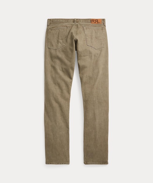 RRL（ダブル アール エル）の「スリム フィット オリーブ ジーンズ（デニムパンツ・メンズ・グリーン系1・28/30/29/30/30/30/31/30/32/30/32/32/33/32/34/32/36/32/31/32/38/32/30/32）」の8枚目の写真