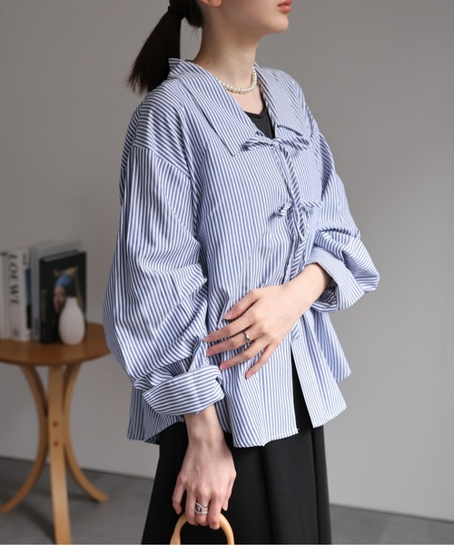 セール】リボンブラウス / リボン（シャツ/ブラウス）｜sakishimatokyo