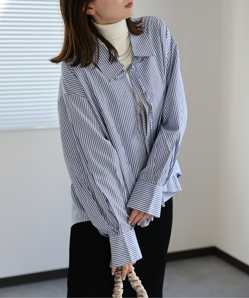 sakishimatokyo(サキシマトーキョー)の「リボンブラウス / リボン(シャツ/ブラウス・レディース・ブラック/ネイビー/グレー/ライトブルー/オフホワイト/ベージュ・FREE)」の14枚目の写真