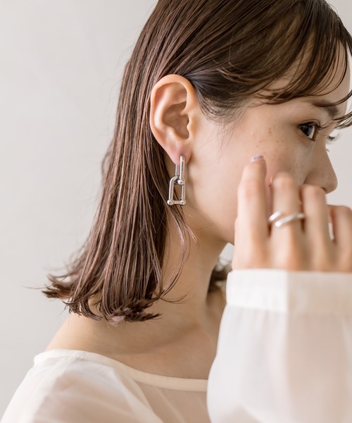 mystic（ミスティック）の「Lara コネクトピアス（ピアス（両耳用）・レディース・シルバー・ONE SIZE）」の4枚目の写真
