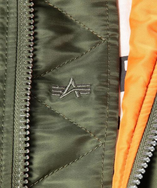 Alpha Industries（アルファインダストリーズ）の「［WEB限定］［アルファ］ALPHA　W-MA-1ブルゾン（ブルゾン・レディース・オリーブ/ネイビー・MEDIUM/SMALL）」の5枚目の写真