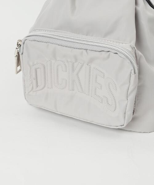Dickies(ディッキーズ)の「∴WEGO/別注Dickies ナイロン巾着ショルダー(ショルダーバッグ・メンズ・ライトグレー/ブラック・FREE)」の11枚目の写真