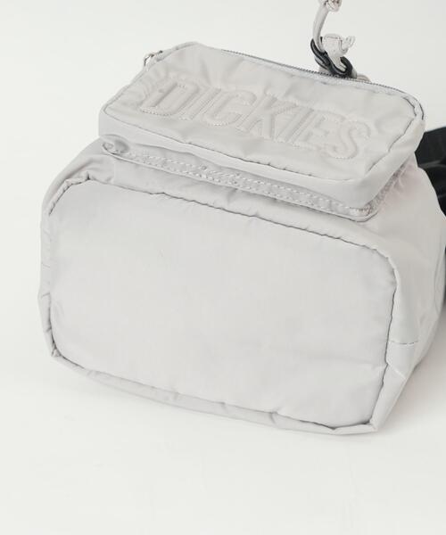 Dickies(ディッキーズ)の「∴WEGO/別注Dickies ナイロン巾着ショルダー(ショルダーバッグ・メンズ・ライトグレー/ブラック・FREE)」の14枚目の写真