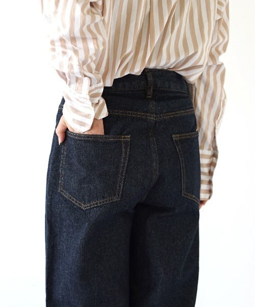 e-zakkamania stores(イーザッカマニアストアーズ)の「バルーンシルエット デニムパンツ(デニムパンツ・レディース・ライトインディゴブルー/ワンウォッシュ・M/L)」の12枚目の写真