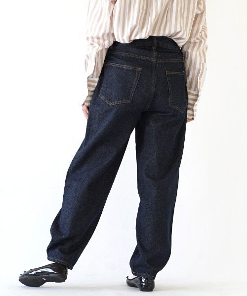 e-zakkamania stores(イーザッカマニアストアーズ)の「バルーンシルエット デニムパンツ(デニムパンツ・レディース・ライトインディゴブルー/ワンウォッシュ・M/L)」の9枚目の写真