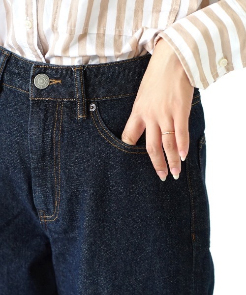 e-zakkamania stores(イーザッカマニアストアーズ)の「バルーンシルエット デニムパンツ(デニムパンツ・レディース・ライトインディゴブルー/ワンウォッシュ・M/L)」の11枚目の写真
