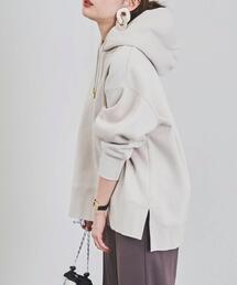 coen | 【WEB限定】CVC裏起毛オーバーサイズフーディパーカー(パーカー)