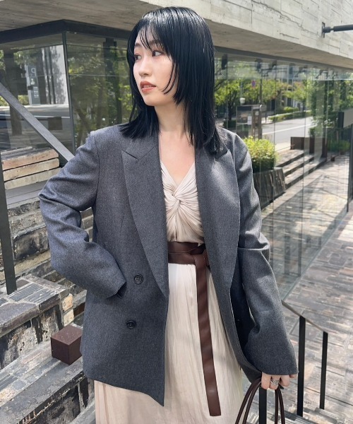 FRAY I.D（フレイアイディー）の「ビックダブルテーラードジャケット