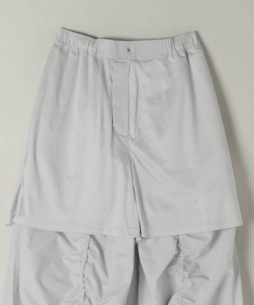 JEANASIS（ジーナシス）の「シャーリングボリュームワイドパンツ/985874（サロペット/オーバーオール・レディース・ライトグレー/ブラック・FREE）」の11枚目の写真