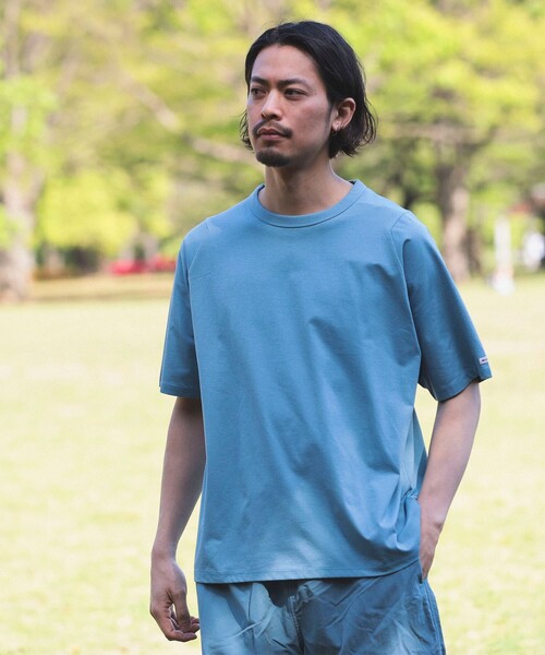 HELLY HANSEN（ヘリーハンセン）の「HELLY HANSEN × B:MING by BEAMS / 別注 Amphibious T-Shirt（Tシャツ/カットソー・メンズ・ブルー系その他2・SMALL/MEDIUM/LARGE/X-LARGE）」の3枚目の写真