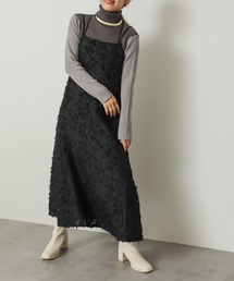 SENSE OF PLACE by URBAN RESEARCH | フリンジジャガードキャミワンピース(ワンピース)