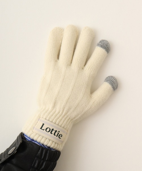 FUNALIVE（ファンアライブ）の「PAGE ONE スマホタッチ裏起毛手袋（無地）（手袋・レディース・ブラック/アイボリー/カーキ/ネイビー・FREE）」の8枚目の写真