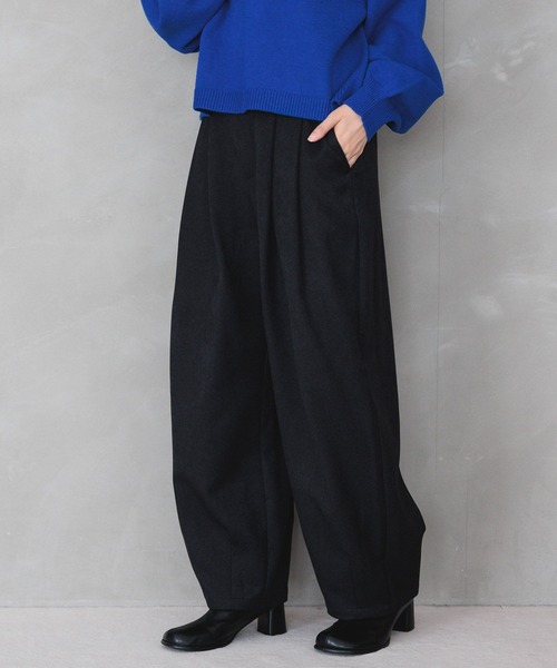 LEPSIM（レプシィム）の「ウールライクバルーンパンツ 983461
