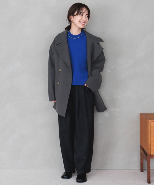 LEPSIM（レプシィム）の「ウールライクバルーンパンツ　983461（その他パンツ・レディース・グレー/ブルー/ブラック・FREE）」の11枚目の写真