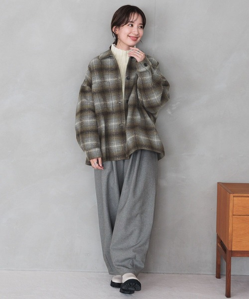 LEPSIM（レプシィム）の「ウールライクバルーンパンツ　983461（その他パンツ・レディース・グレー/ブルー/ブラック・FREE）」の18枚目の写真