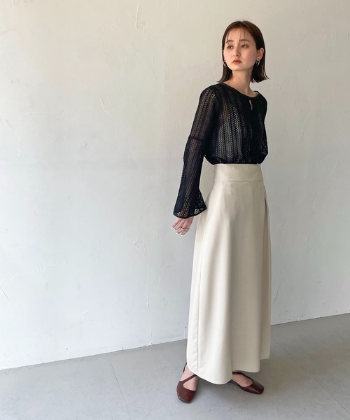 CLEIO(クレイオ)の「長袖ブラウス(シャツ/ブラウス・レディース・ライトベージュ・FREE)」の7枚目の写真