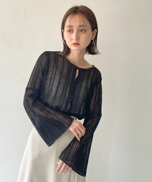 CLEIO(クレイオ)の「長袖ブラウス(シャツ/ブラウス・レディース・ライトベージュ・FREE)」の12枚目の写真