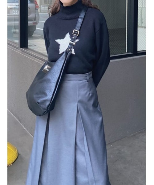 LAGUA GEM(ラグアジェム)の「FORMAL STRAIGHT ロングスカート(スカート・レディース・杢グレー/ブラック・X-SMALL/MEDIUM/SMALL)」の14枚目の写真