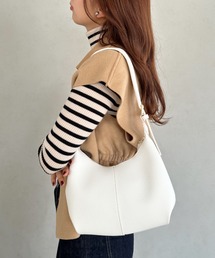 MYMOOD. | round moon shoulder bag／ワンハンドルラウンドムーンPUショルダーバッグ(ショルダーバッグ)