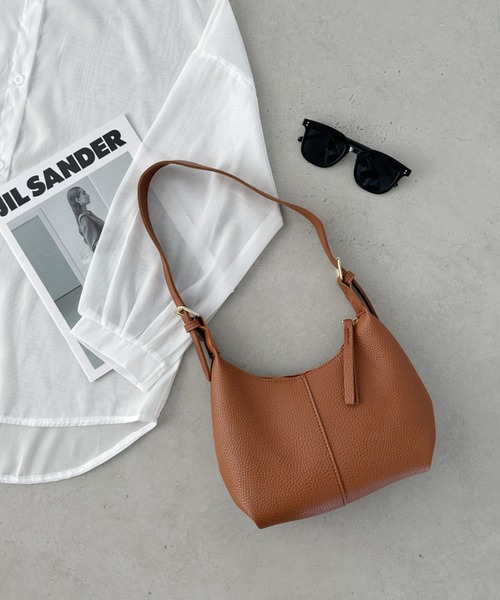 セール】round moon shoulder bag／ワンハンドルラウンドムーン