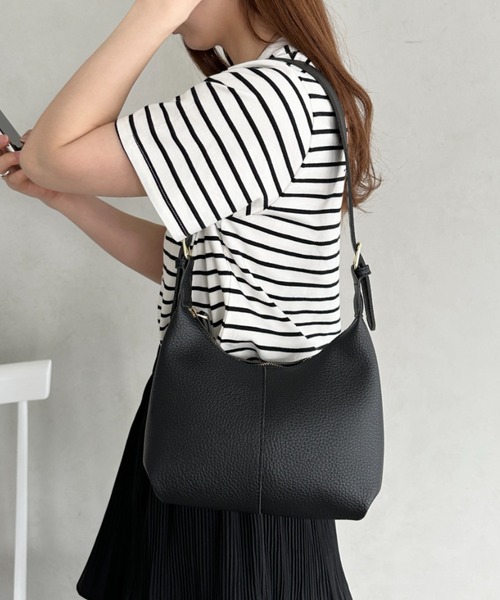 【MAC DUGGAL】スパンコール ルーシュ ワンショルダーガウン ショルダーバッグ バッグ round moon shoulder bag／ワン