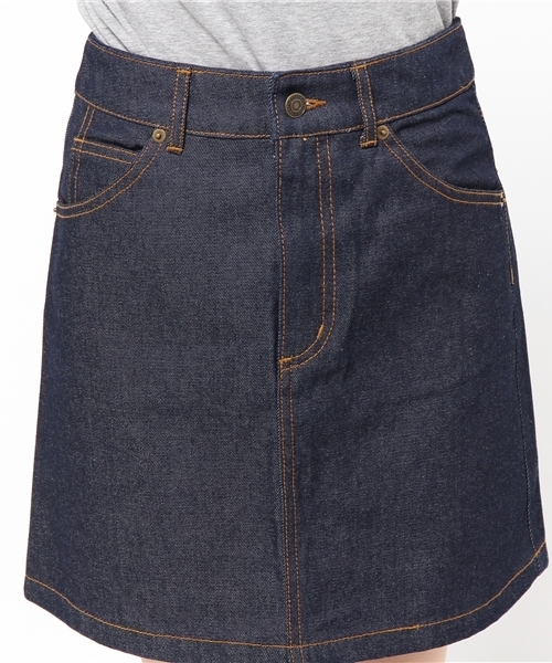 Chico（チコ）の「【who's who Chico】台形ミニスカート（デニムスカート・レディース・ネイビー/ベージュ・MEDIUM/SMALL）」の10枚目の写真