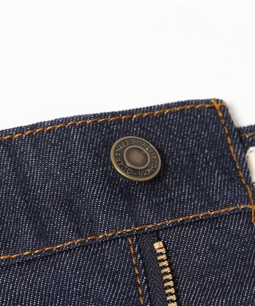 Chico（チコ）の「【who's who Chico】台形ミニスカート（デニムスカート・レディース・ネイビー/ベージュ・MEDIUM/SMALL）」の6枚目の写真