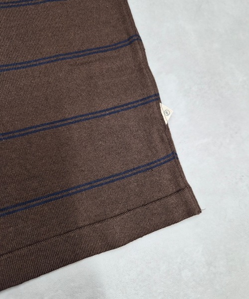 UN-USELESS(アンユースレス)の「【UN-USELESS】アンユースレス/ USL LINEN KNITEE(Tシャツ/カットソー・メンズ・ブラック/ホワイト/サックスブルー/グレー/ナチュラル/ネイビー/その他/ブルー系その他/ブラウン系その他・L-XL/S-M/M-L)」の13枚目の写真