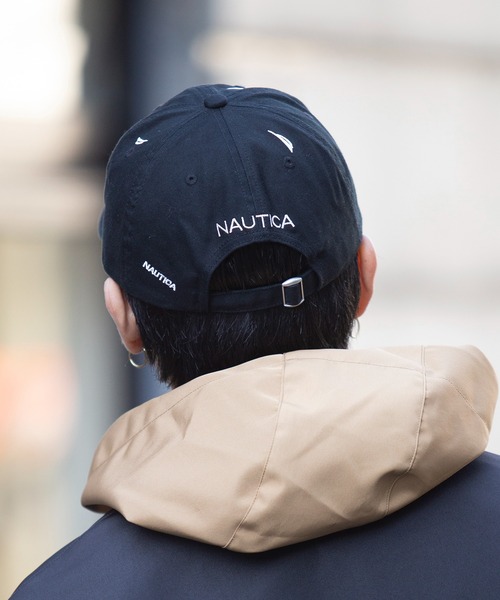 NAUTICA（ノーティカ）の「【NAUTICA】ロゴパターン6パネルキャップ NT063（キャップ・メンズ・ネイビー/ブラック/ホワイト・FREE）」の14枚目の写真