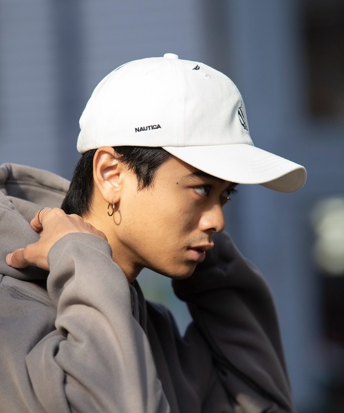 NAUTICA（ノーティカ）の「【NAUTICA】ロゴパターン6パネルキャップ NT063（キャップ・メンズ・ネイビー/ブラック/ホワイト・FREE）」の11枚目の写真