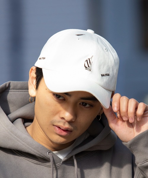 NAUTICA（ノーティカ）の「【NAUTICA】ロゴパターン6パネルキャップ NT063（キャップ・メンズ・ネイビー/ブラック/ホワイト・FREE）」の13枚目の写真