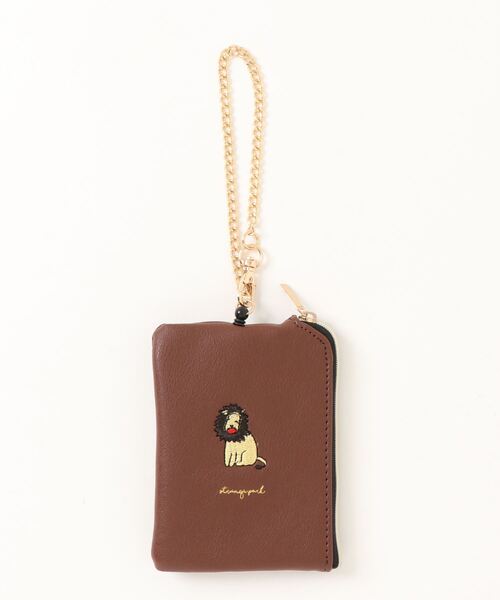 salle de bal（サルデバル）の「パスケース リール付き 定期入れ アニマル 小銭入れ コインケース R019 0619 MMI（パスケース・レディース・ブラック/ブラウン/シルバー/マスタード/ネイビー・FREE）」の3枚目の写真