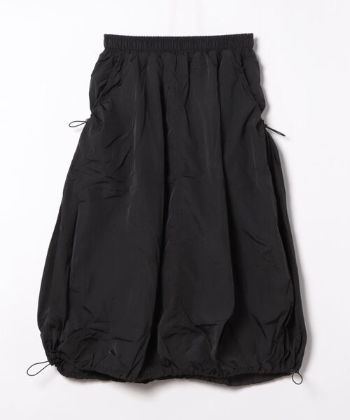 STYLEBLOCK(スタイルブロック)の「Nタフタバルーンギャザースカート(スカート・レディース・ブラック/ピンク/カーキ/ホワイト系その他/ライトグレー・M)」の3枚目の写真