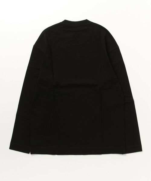 EMPORIO ARMANI（エンポリオアルマーニ）の「【エンポリオ アルマーニ】オーバーサイズトップス シルケットピケ マイクロロゴ（Tシャツ/カットソー・メンズ・ネイビー/ブラック・LARGE/MEDIUM/SMALL/X-SMALL/X-LARGE/XX-LARGE/XXX-LARGE/XX-SMALL）」の3枚目の写真