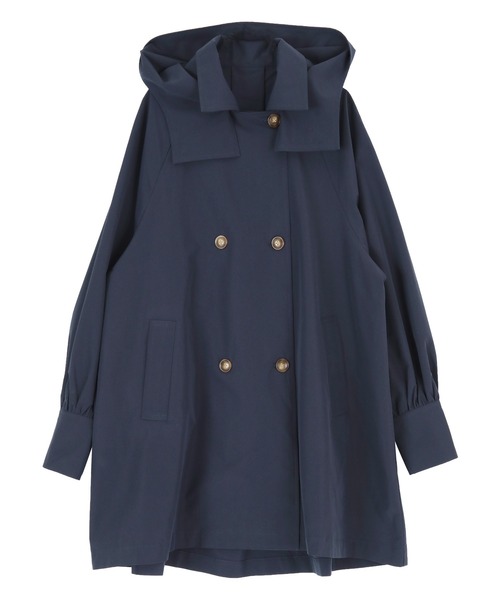 titivate(ティティベイト)の「ボリュームスリーブミドル丈トレンチコート(トレンチコート・レディース・ネイビー/ライトベージュ・M/S)」の17枚目の写真