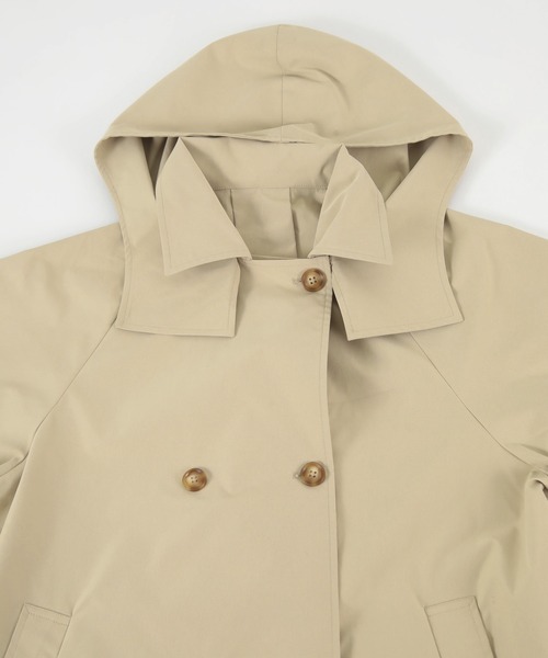 titivate(ティティベイト)の「ボリュームスリーブミドル丈トレンチコート(トレンチコート・レディース・ネイビー/ライトベージュ・M/S)」の21枚目の写真