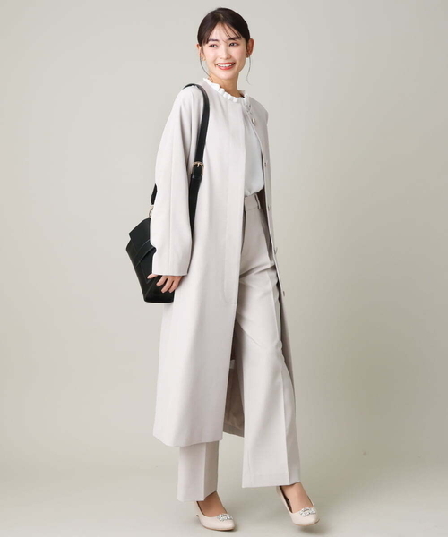 a.v.v（アーヴェヴェ）の「フラップハンドバッグ（ショルダーバッグ・レディース・ブラック/アイボリー・38）」の8枚目の写真