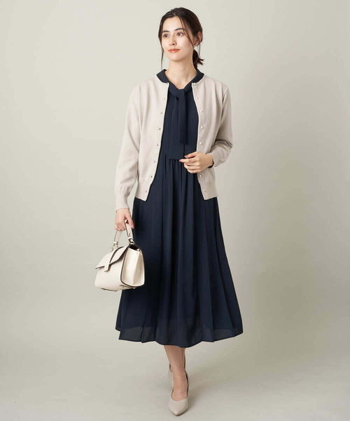 a.v.v（アーヴェヴェ）の「フラップハンドバッグ（ショルダーバッグ・レディース・ブラック/アイボリー・38）」の20枚目の写真