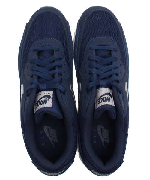 NIKE(ナイキ)の「メンズ ナイキ エアマックス ネイビー/シルバー NIKE AIR MAX 90 ESST 537384-411(スニーカー・メンズ・ネイビー・27.5cm/27cm/28cm/28.5cm/26.5cm/29cm)」の9枚目の写真