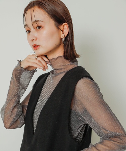 今期25春夏新作未使用タグ付きトゥモローランドマカフィーシアートップスラメ入り 楽天市場】シアージャージー クルーネックプルオーバー MACPHEE